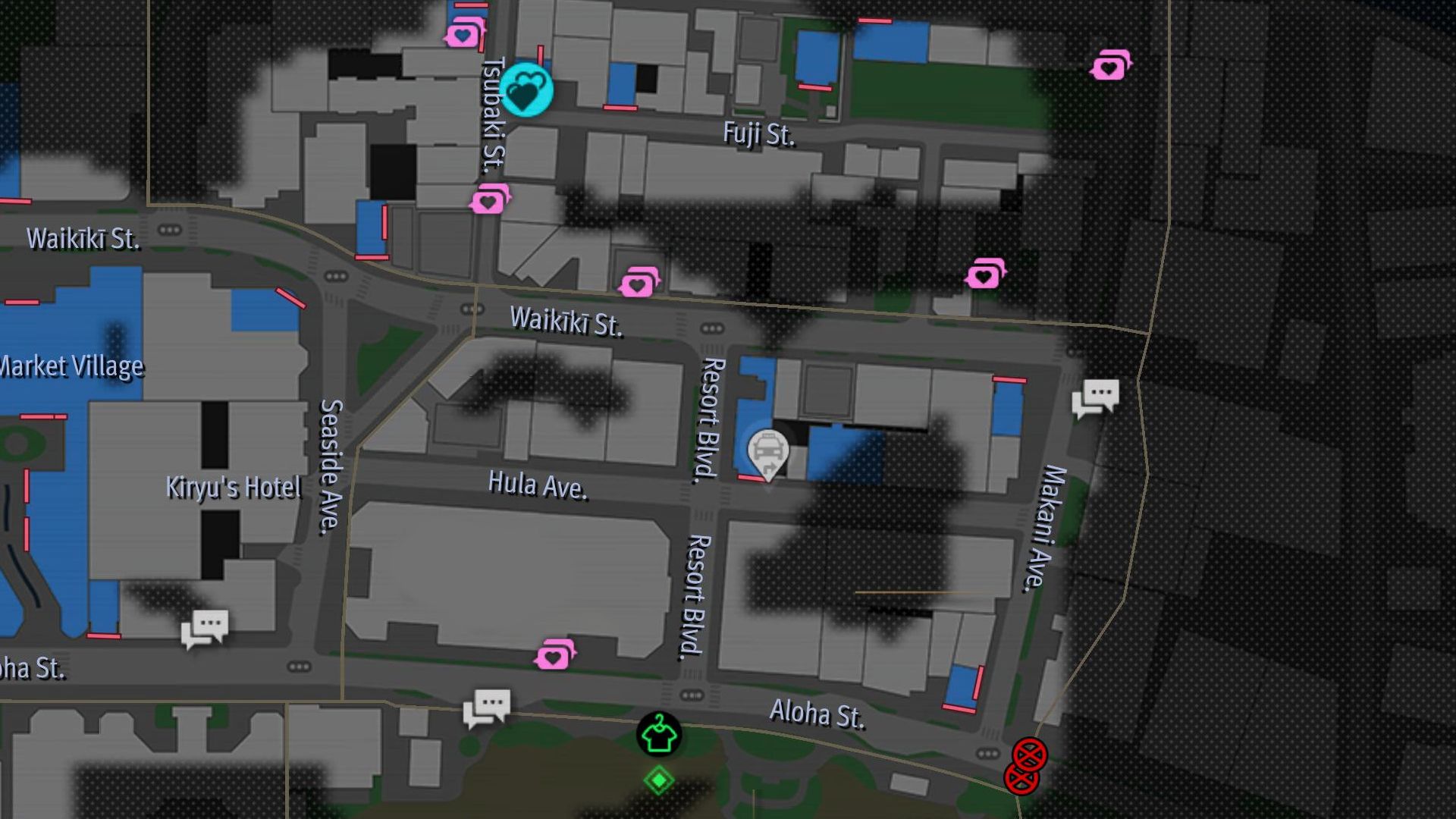 Like A Dragon Infinite Wealth, Chitose's Walk And Talks on the map