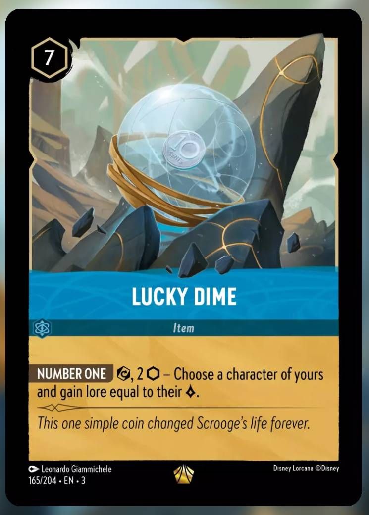 lucky dime lorcana