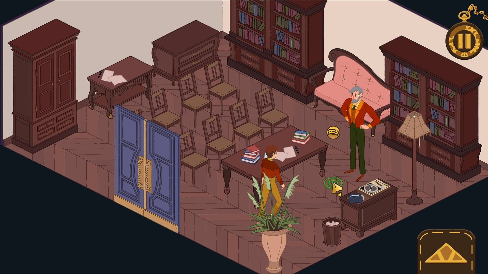 Meeting the professor in Chronique des Silencieux
