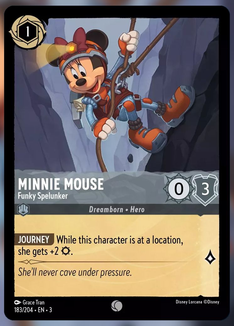 Minnie Mouse, Funky Spelunker