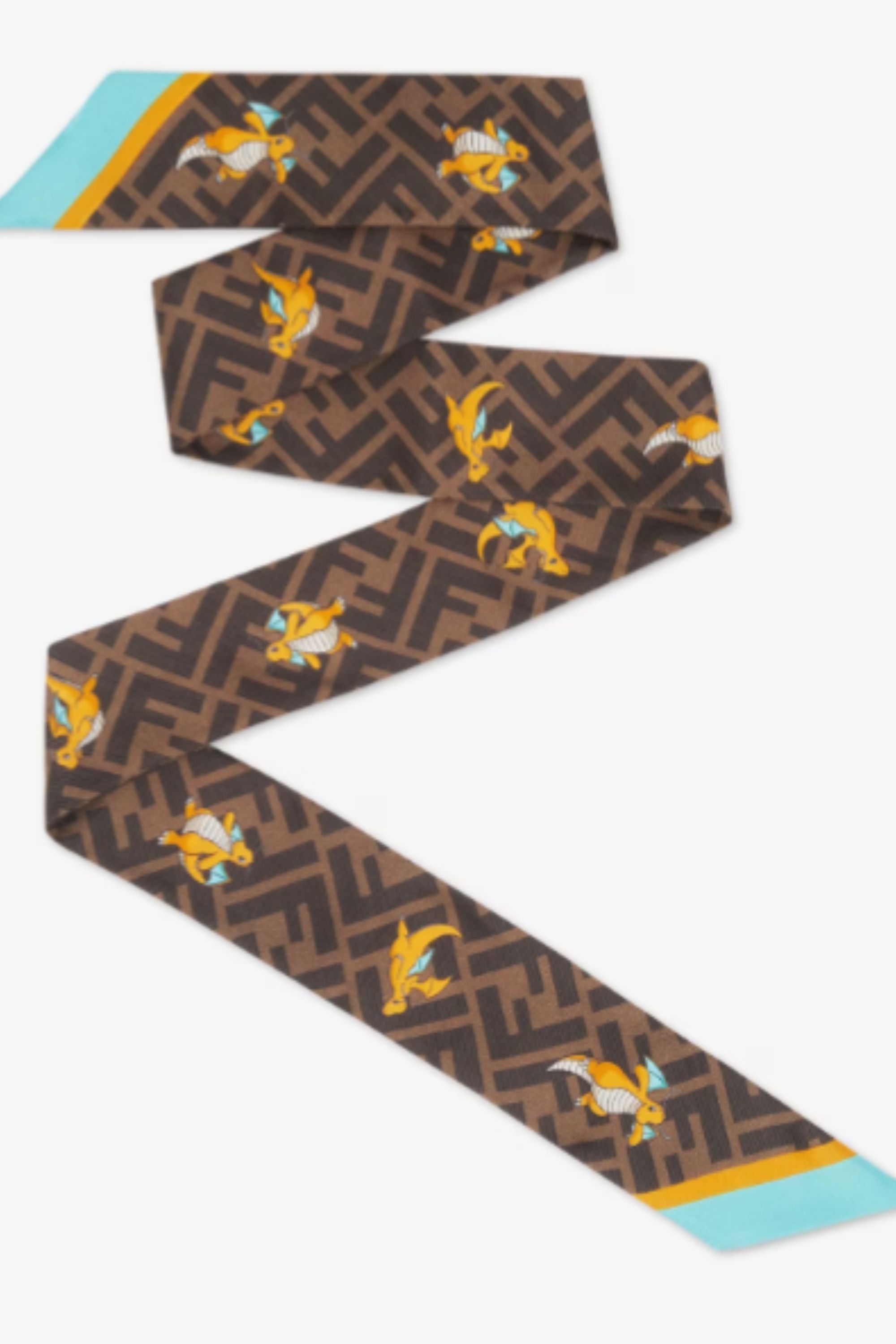 pokemon x fendi dragonite silk scarf
