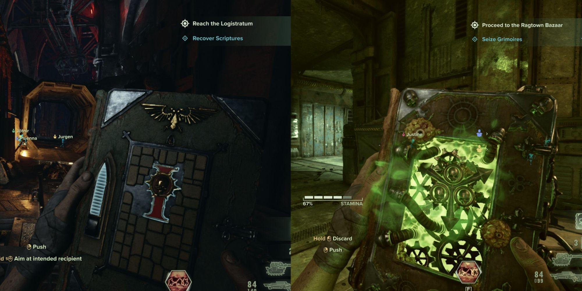 Warhammer 40,000: Darktide - A Scripture And Grimoire To Show Their Differences
