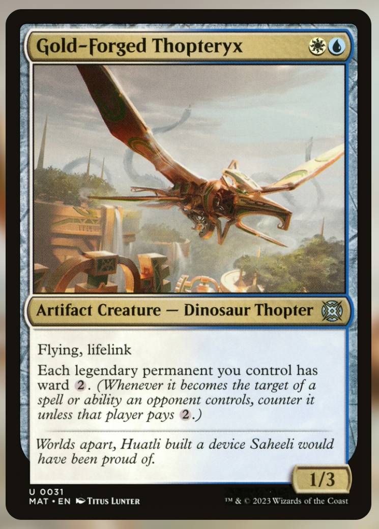 MTG - Gold-Forged Thopteryx