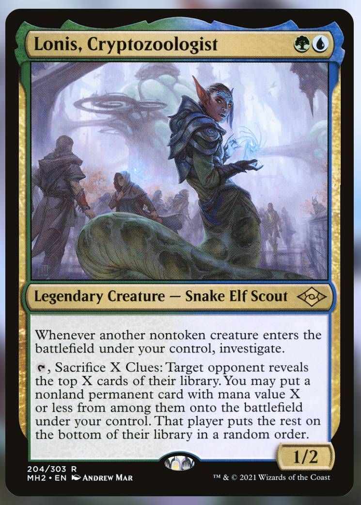 MTG - Lonix, Cryptozoologist