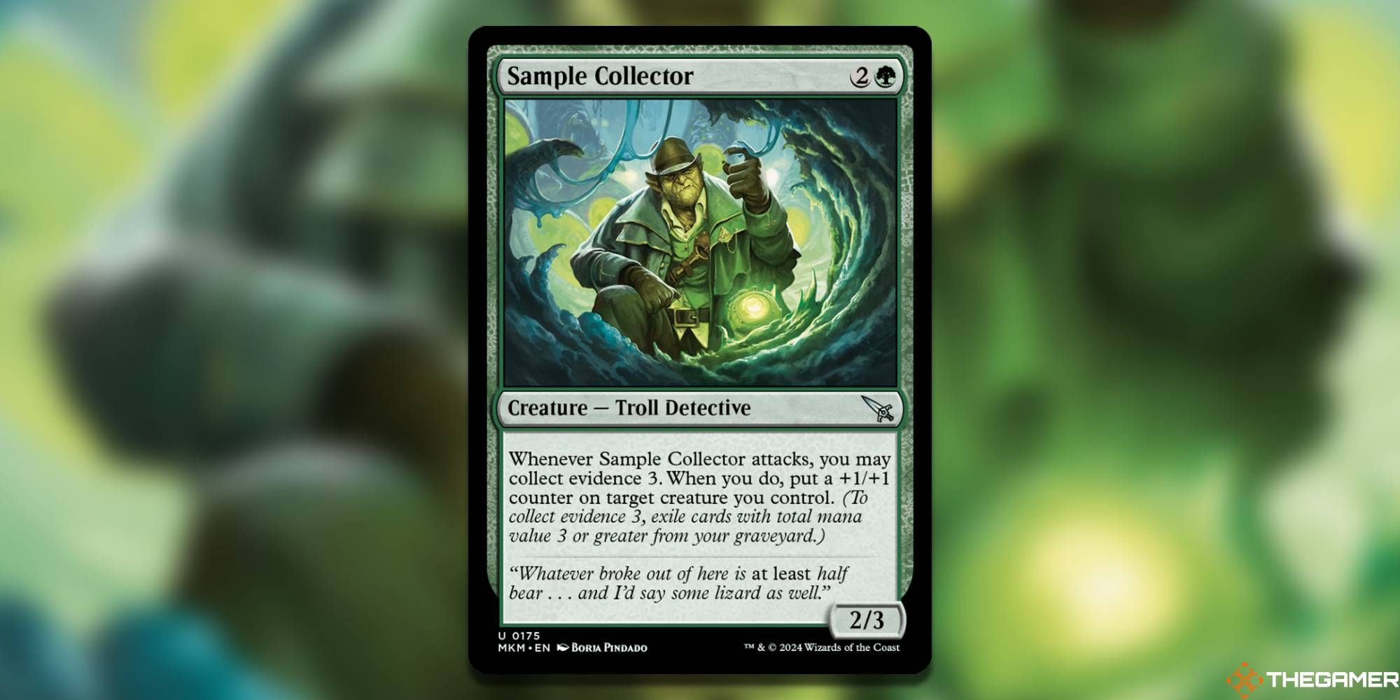 Sample Collector Magic: The Gathering Card