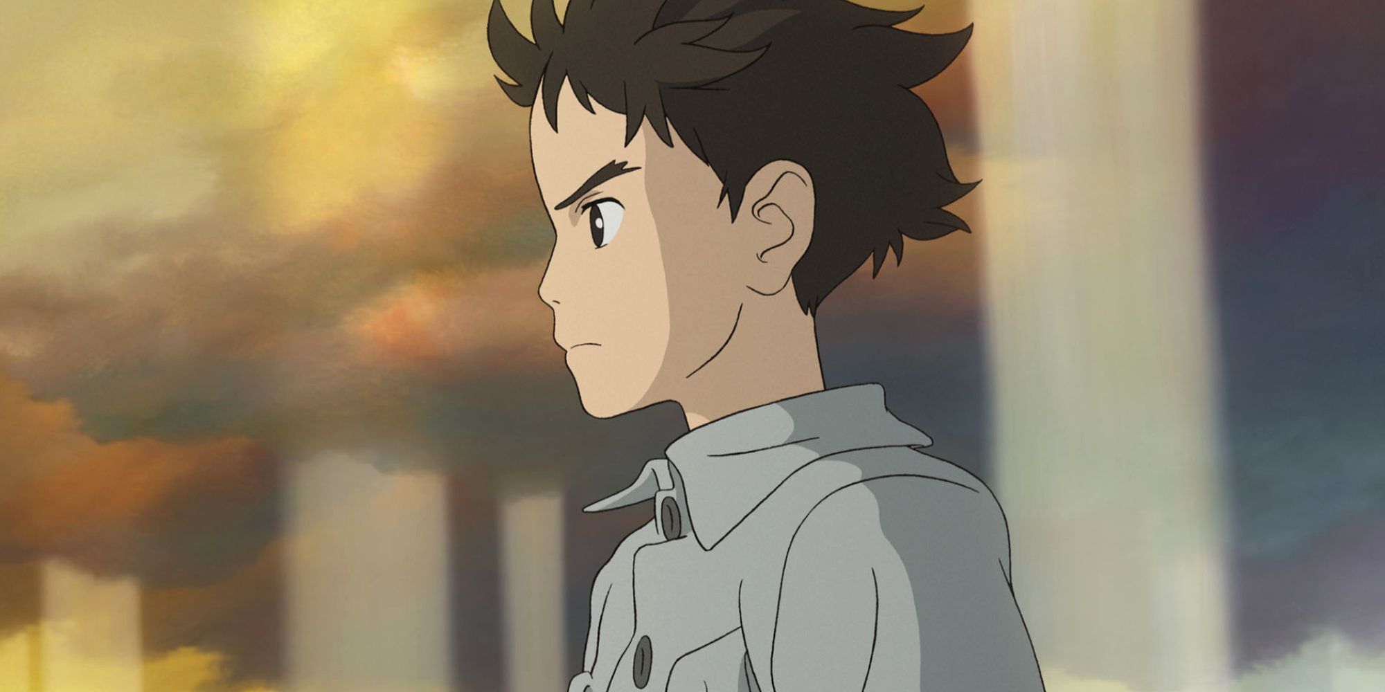 Mahito Maki looks out under a golden cover of clouds.