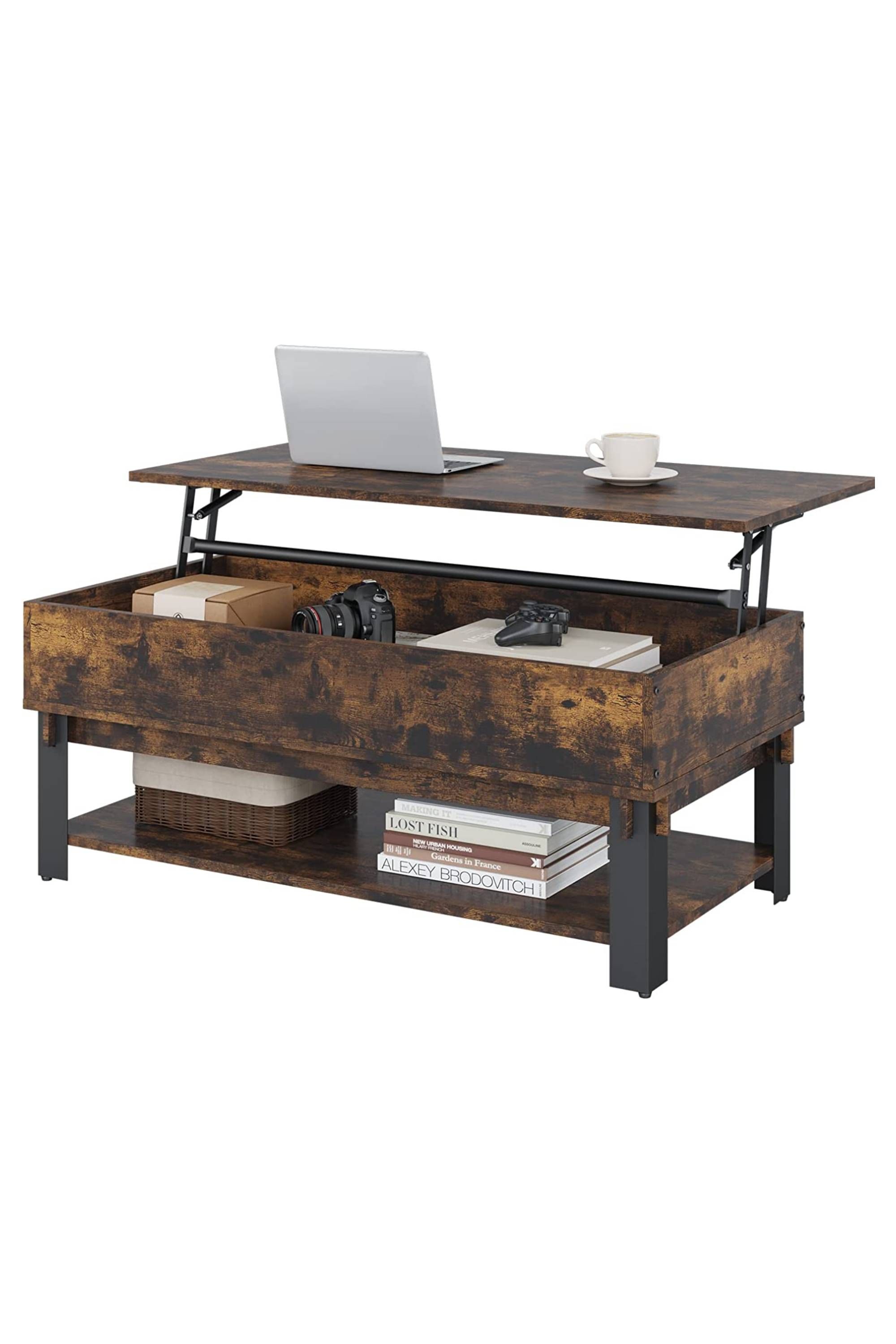 Novilla Lift Top Coffee Table With Large Hidden Storage