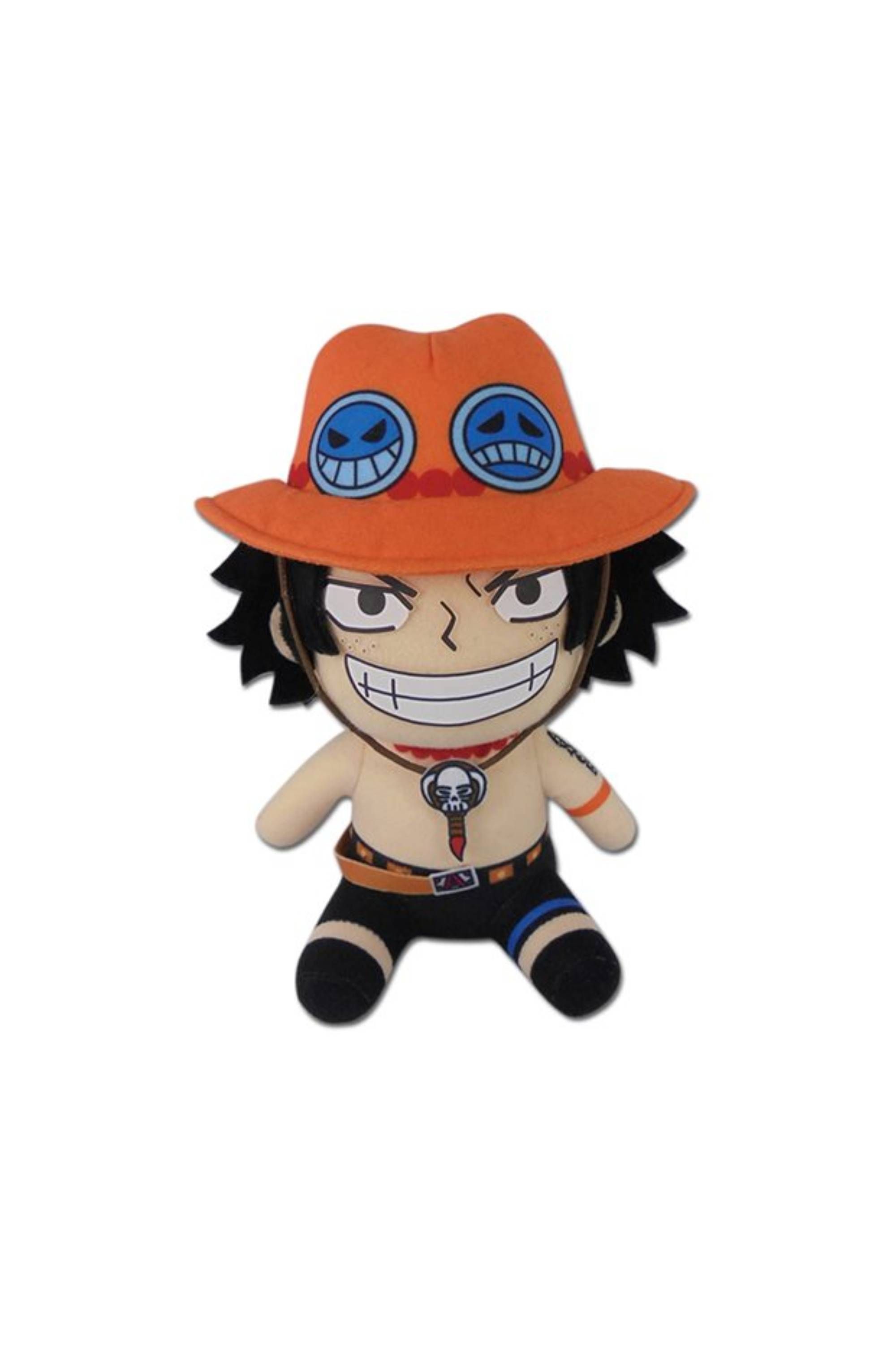 One Piece Ace Sitting 8-Inch Plush