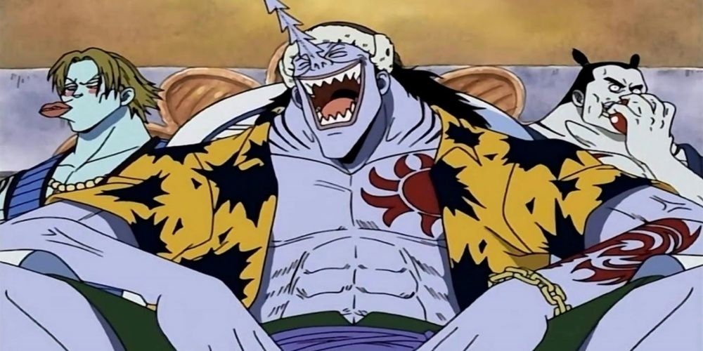One Piece- Screenshot Of Arlong And His Surbodinates