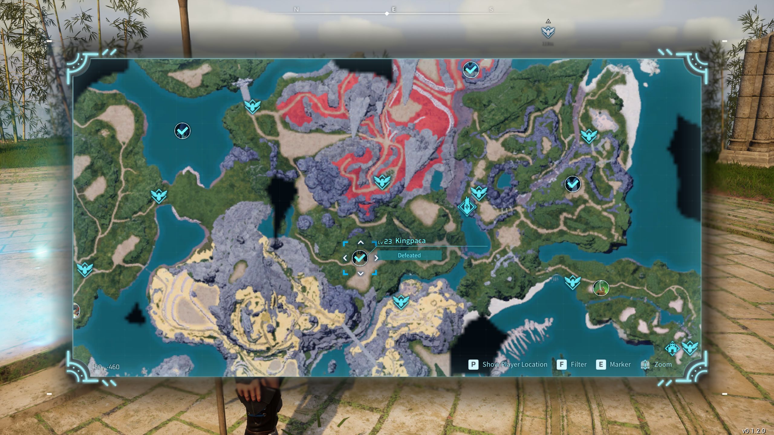 Kingpaca Boss Location in Palworld's map.