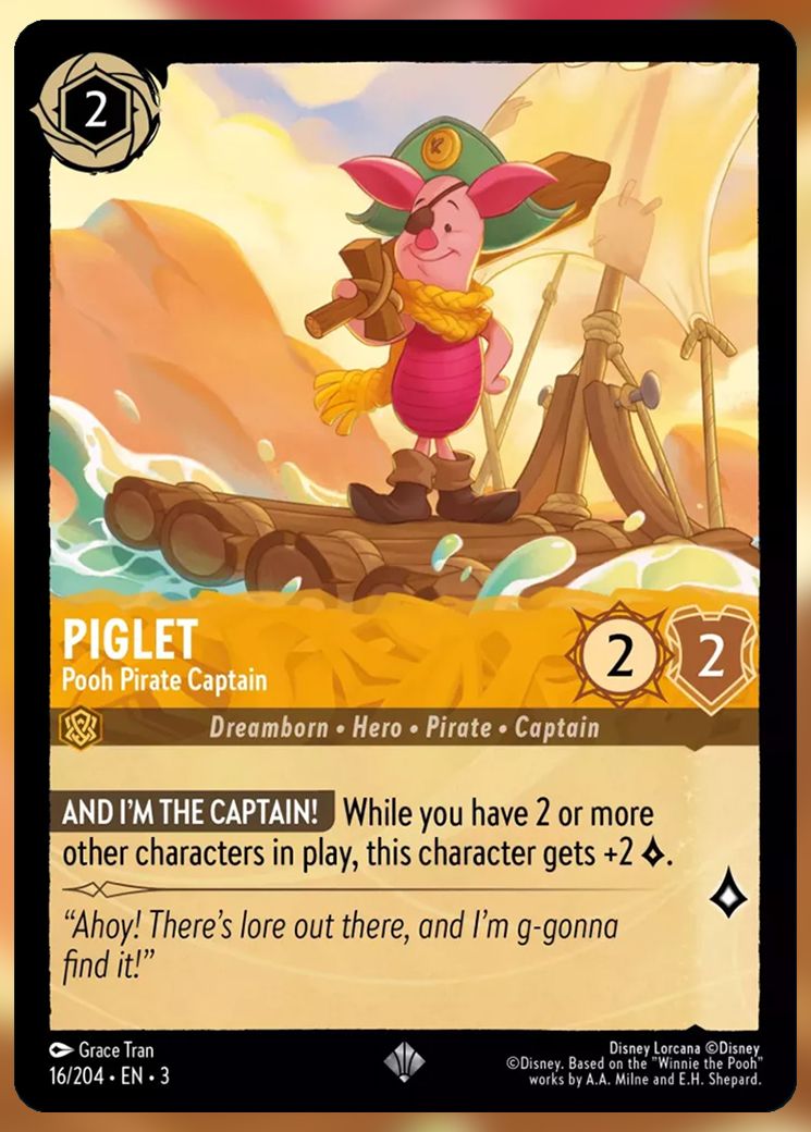 Piglet, Pooh Pirate Captain