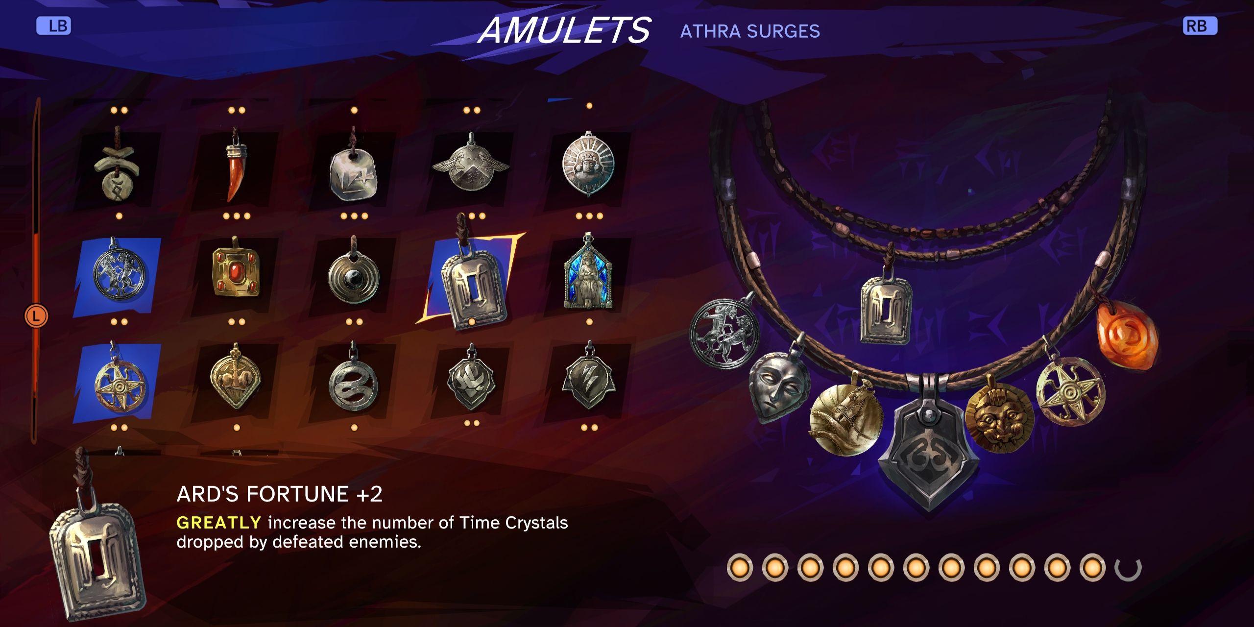 Ard's Fortune Amulet in Prince Of Persia: The Lost Crown