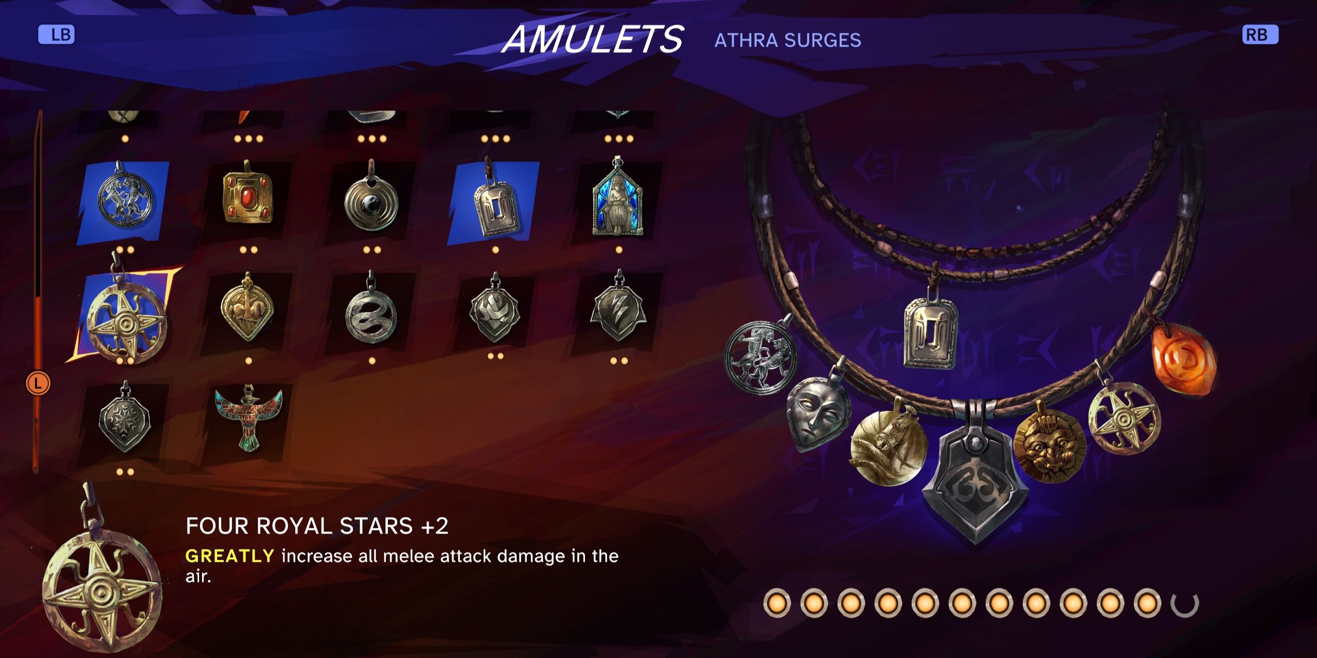 Four Royal Stars Amulet in Prince Of Persia: The Lost Crown