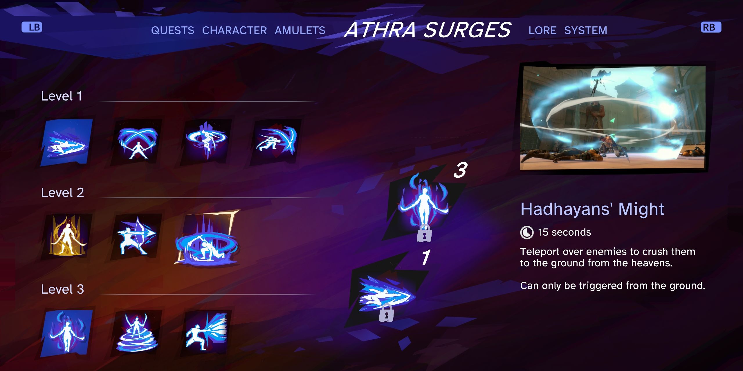 Prince of Persia: The Lost Crown Hadhayans' Might Athra Surge