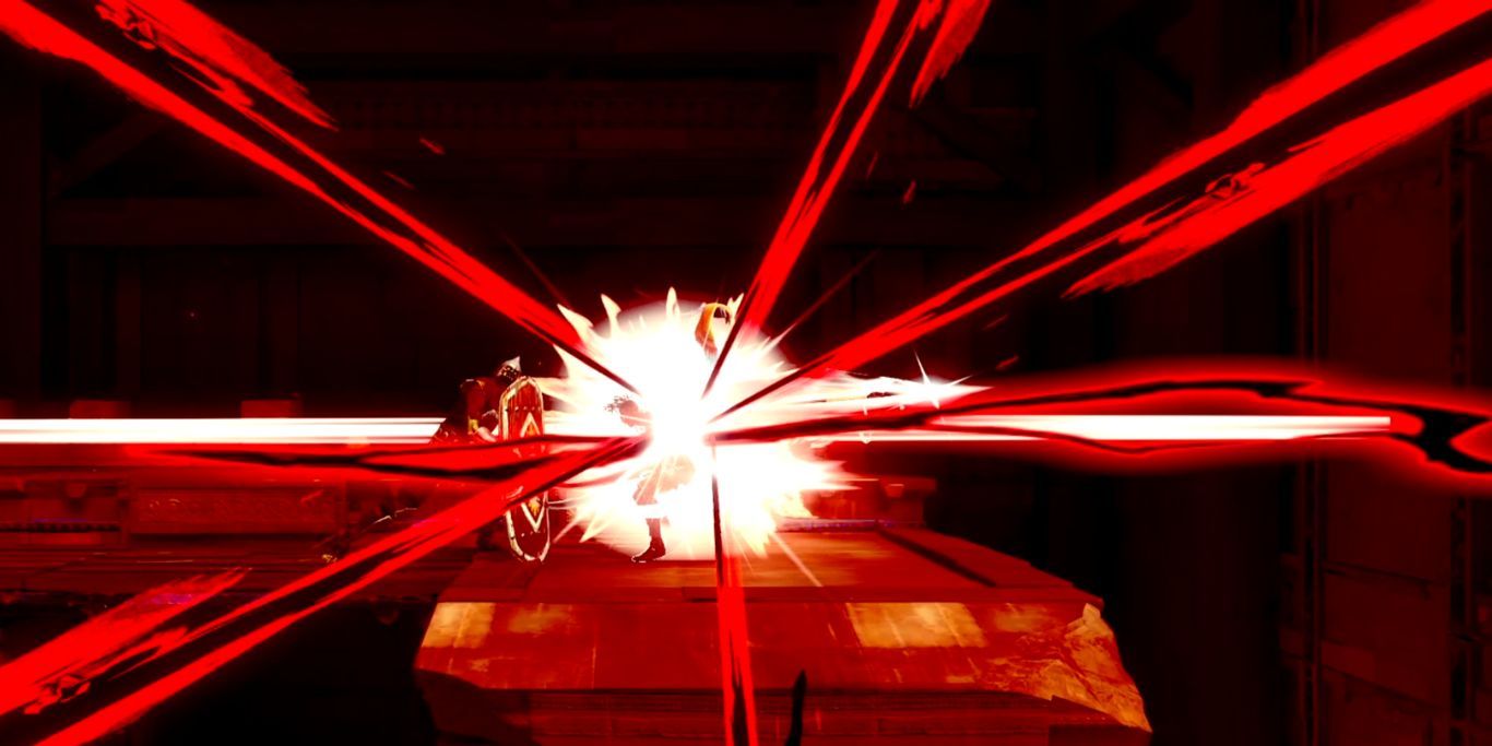 Prince Of Persia The Lost Crown Red Effect On Screen