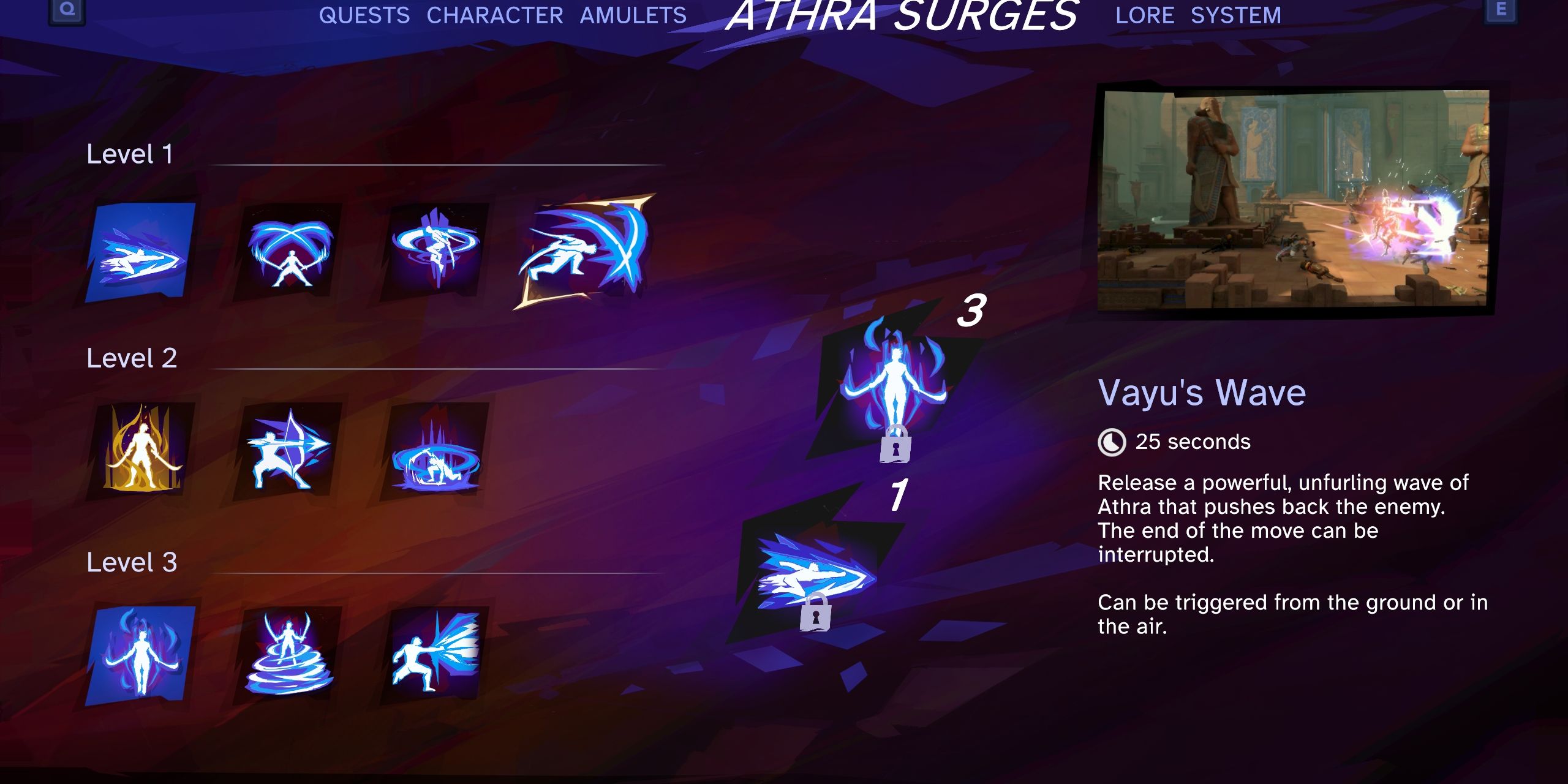 Prince of Persia: The Lost Crown Vayu's Wave Athra Surge