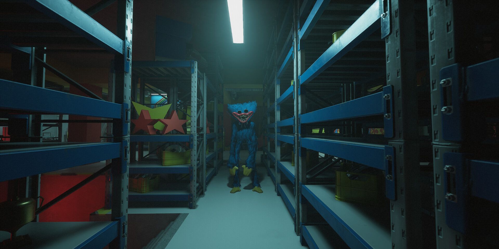 Project Playtime image featuring Huggy Wuggy