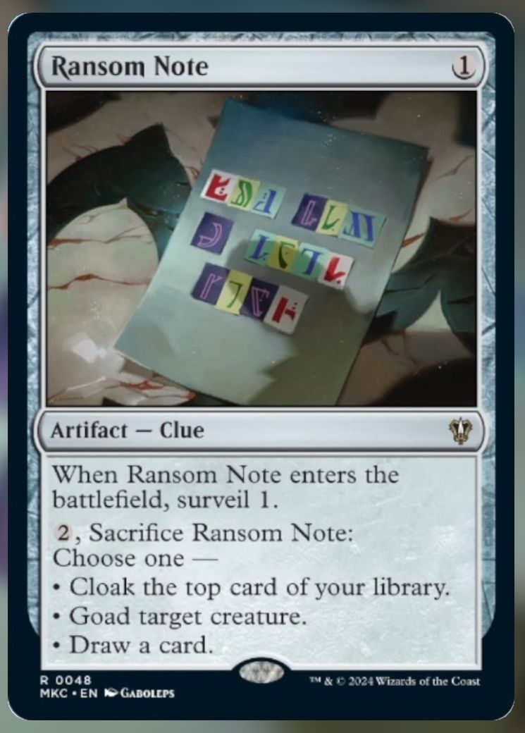 Ransom Note Revenant Recon-1