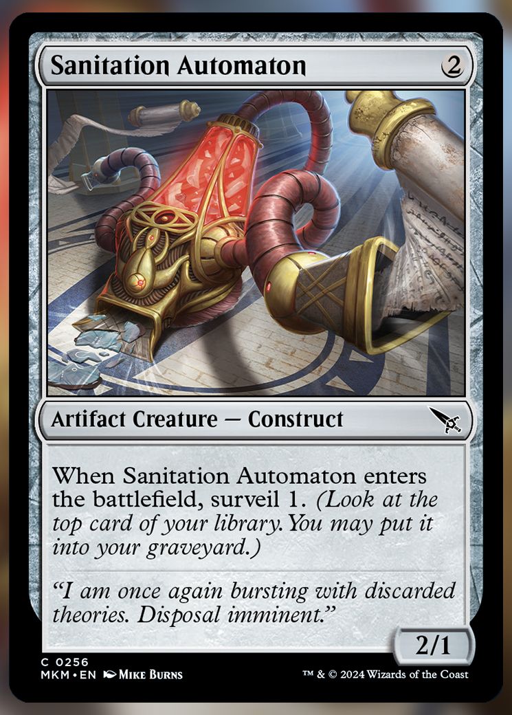 Sanitation Automaton