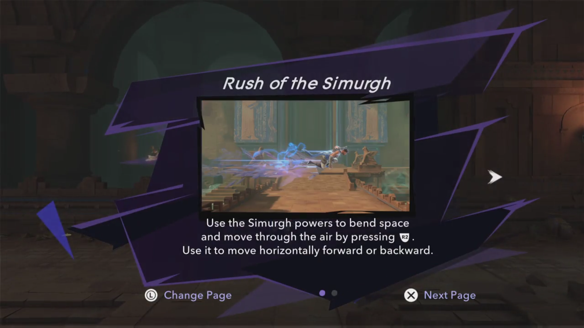 Sargon unlocking the Rush of the Simurgh power in Prince of Persia: The Lost Crown.