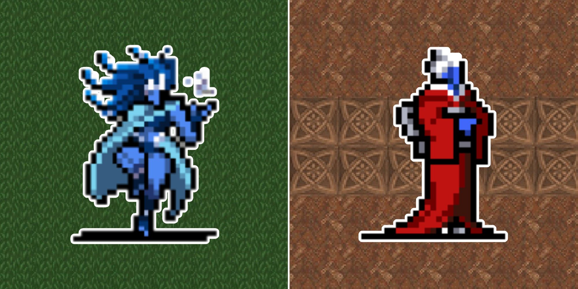 Sprites of She-Moon Eeta And Babi-Onna from Vampire Survivors