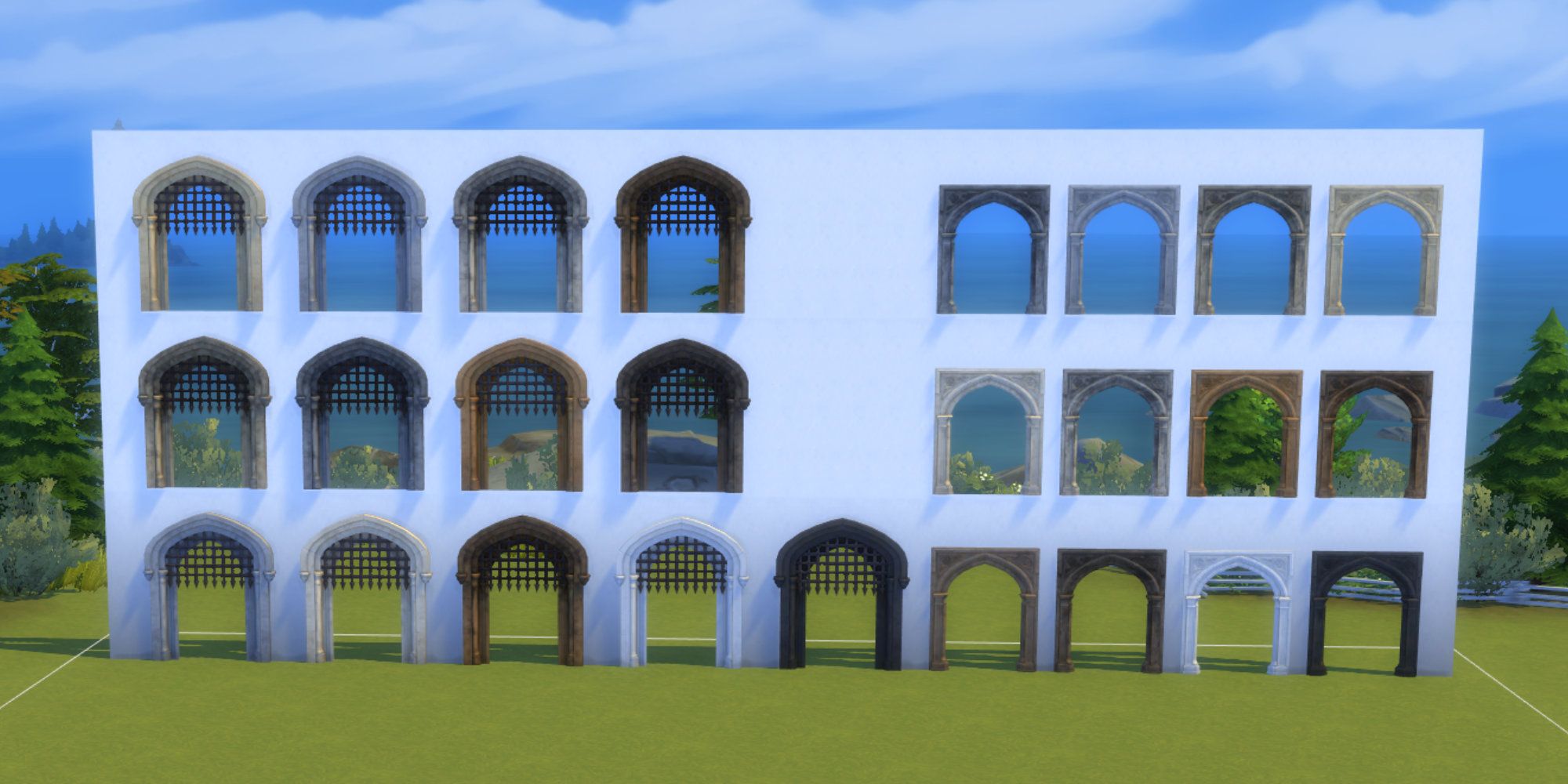 Sims 4 Castle Estate Archways