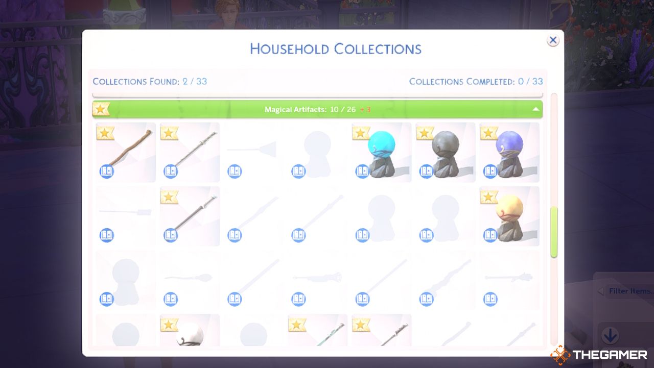 The Magical Artifacts Collection in Household Collections