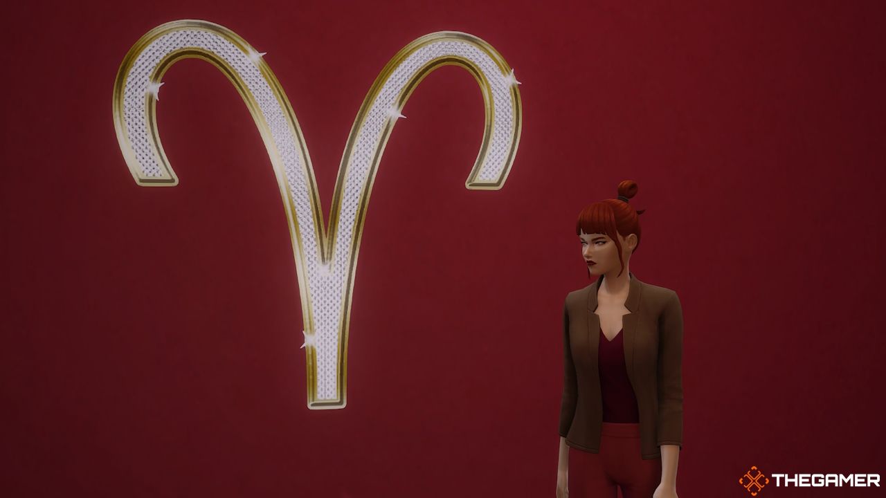 The Aries Sim in the Zodiac Challenge in a red room
