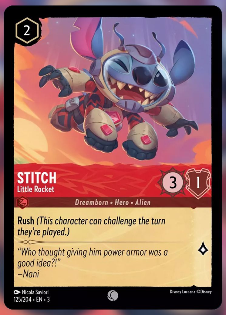 Stitch, Little Rocket