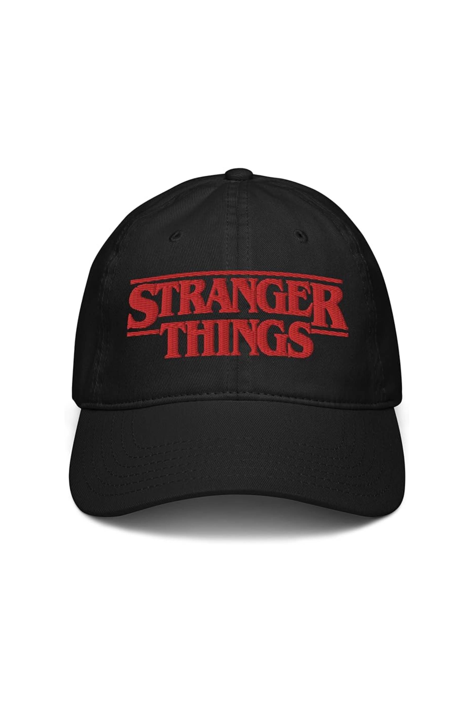 Stranger Things Solid Logo Adjustable Baseball Hat