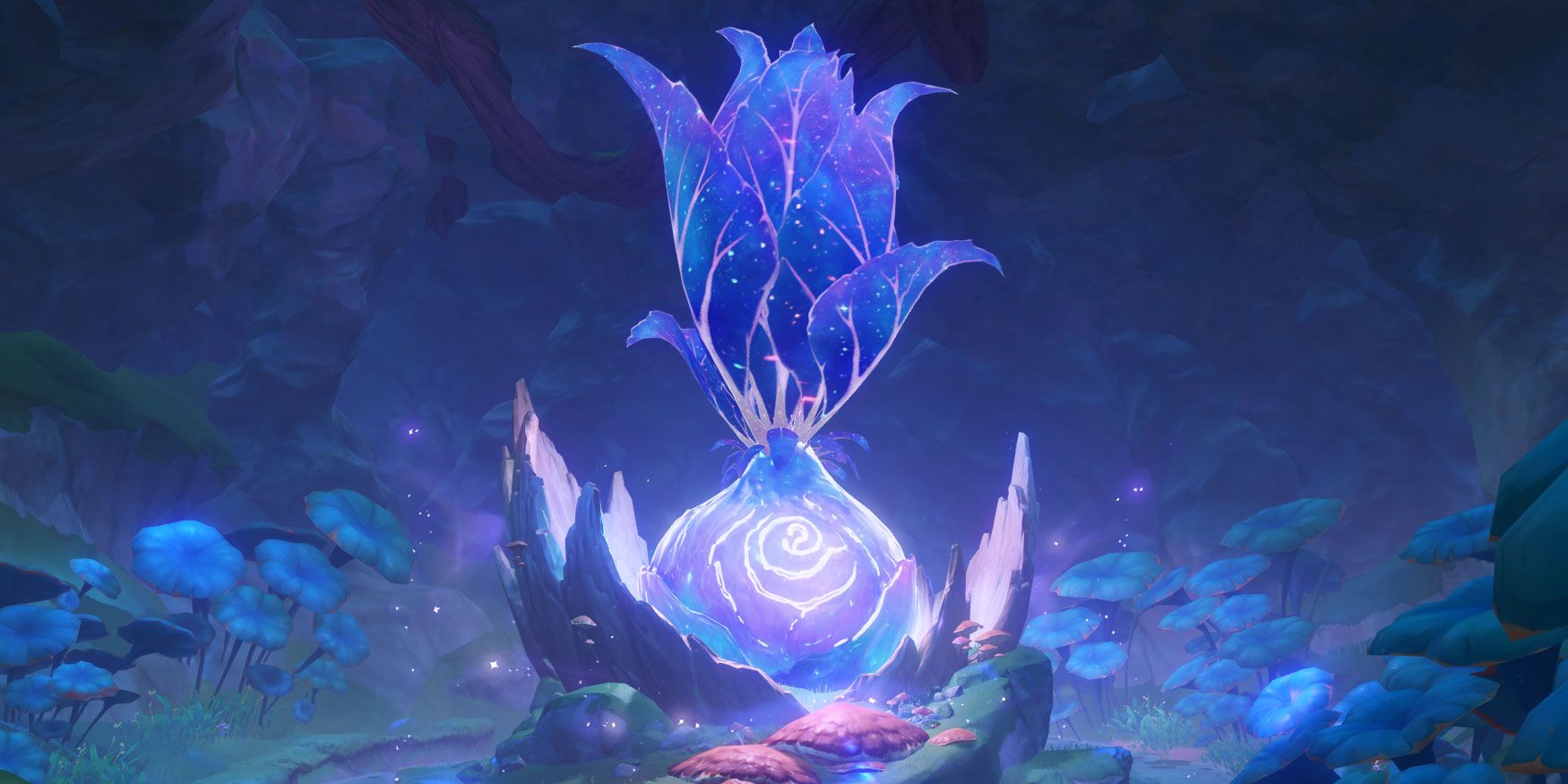 The Tree of Dreams in its Dream Vanarana state in Genshin Impact.