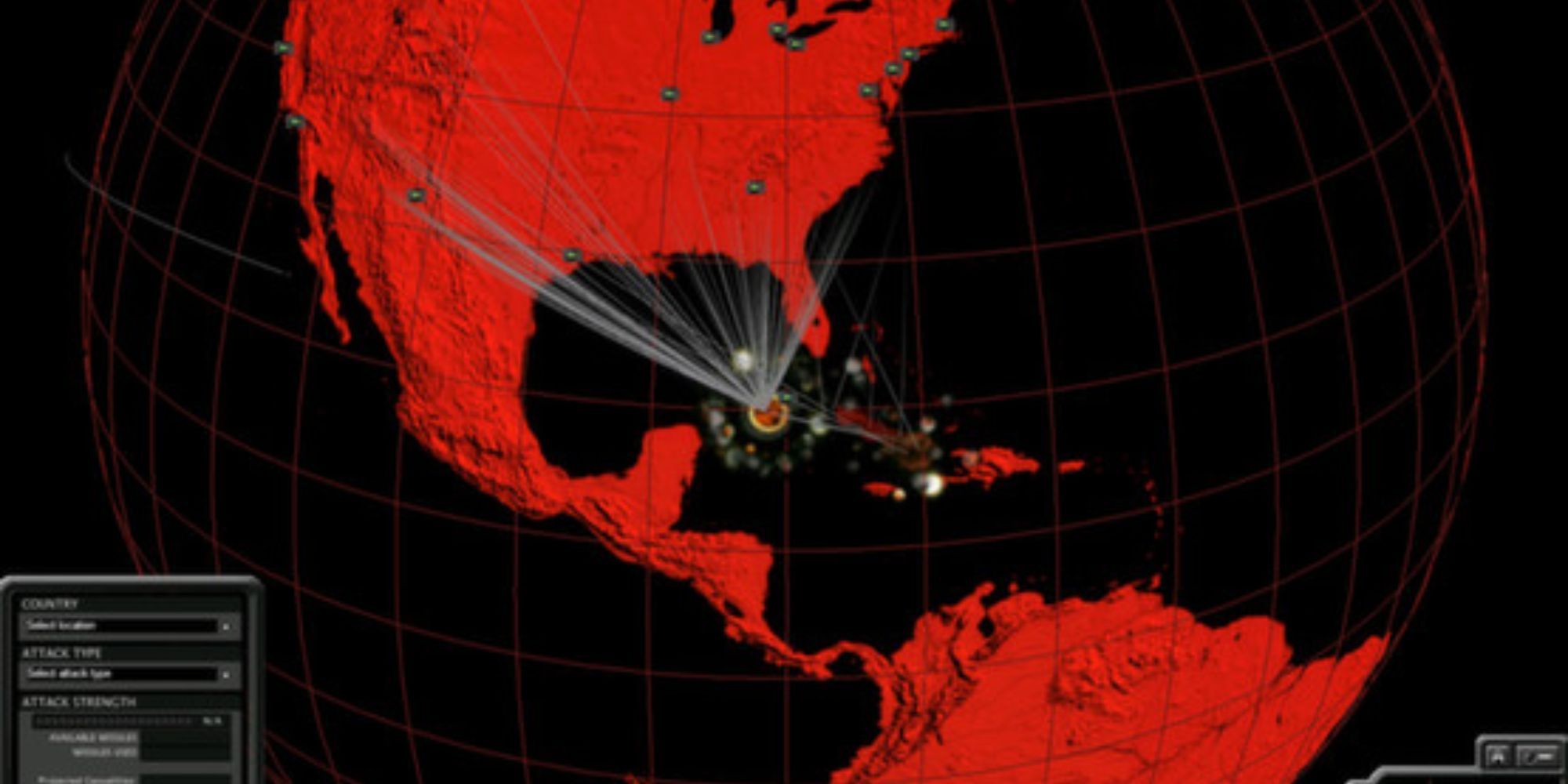 superpower 2 map showing gulf of mexico and various nations surrounding