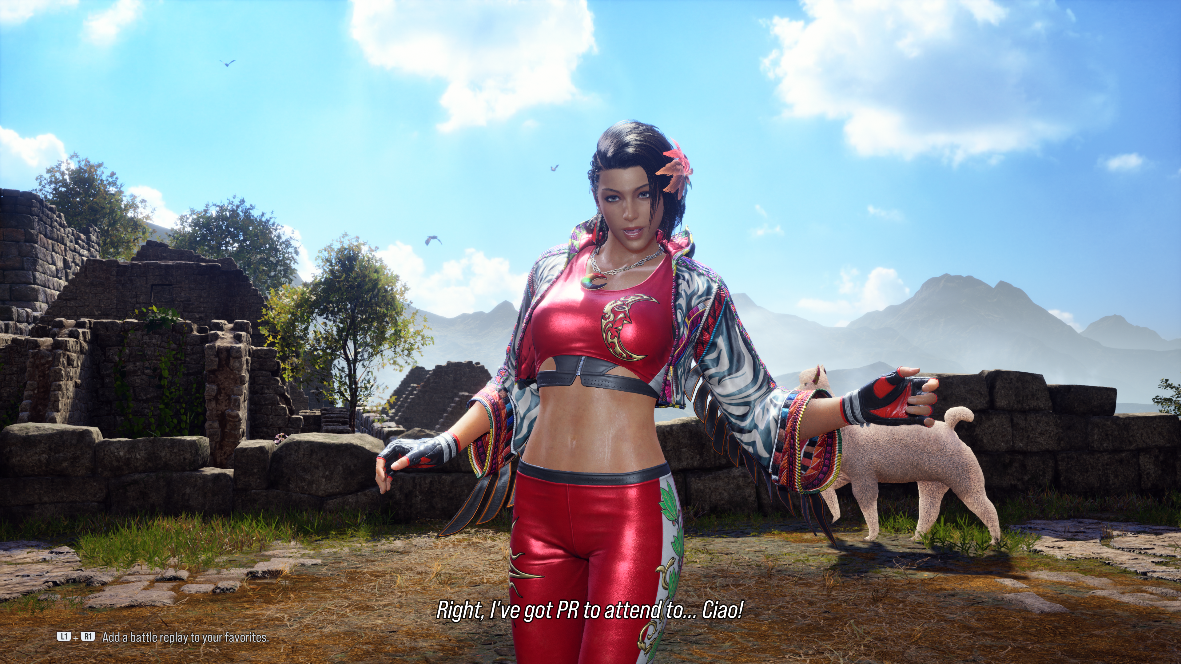Azucena's Win Screen in Tekken 8