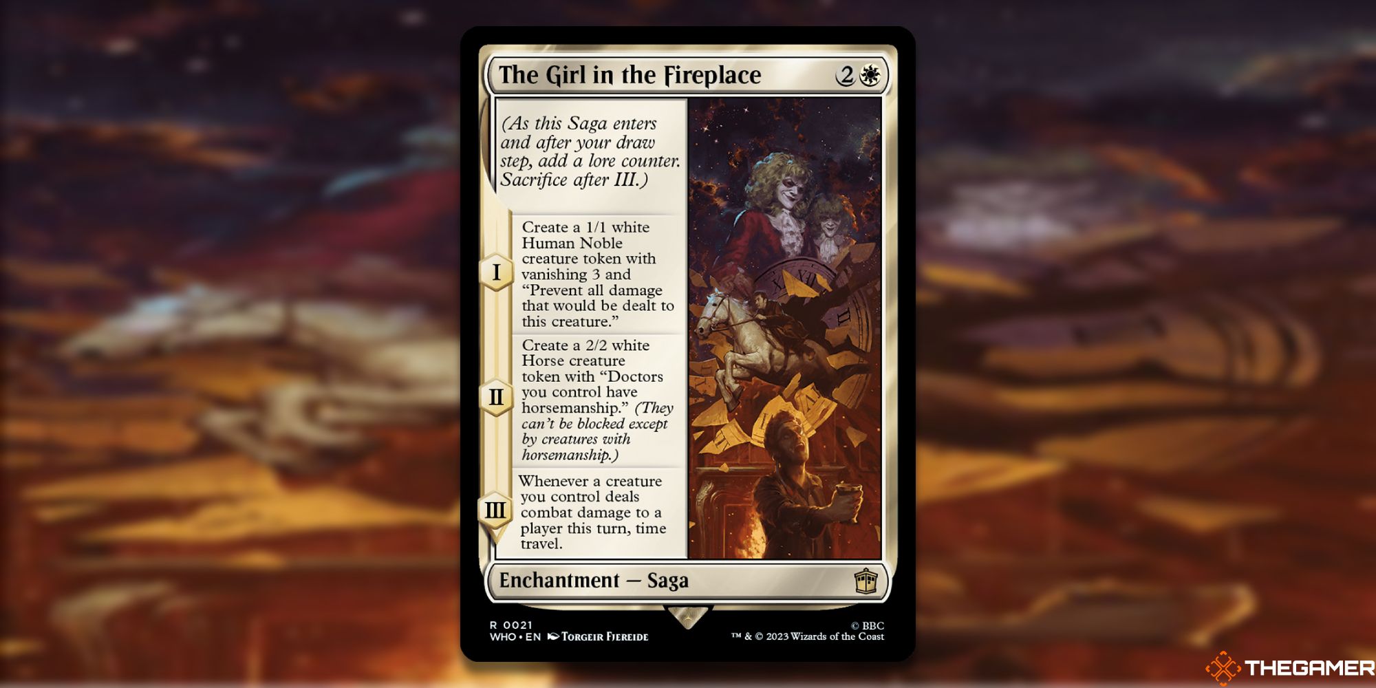 MTG: The Girl in the Fireplace card