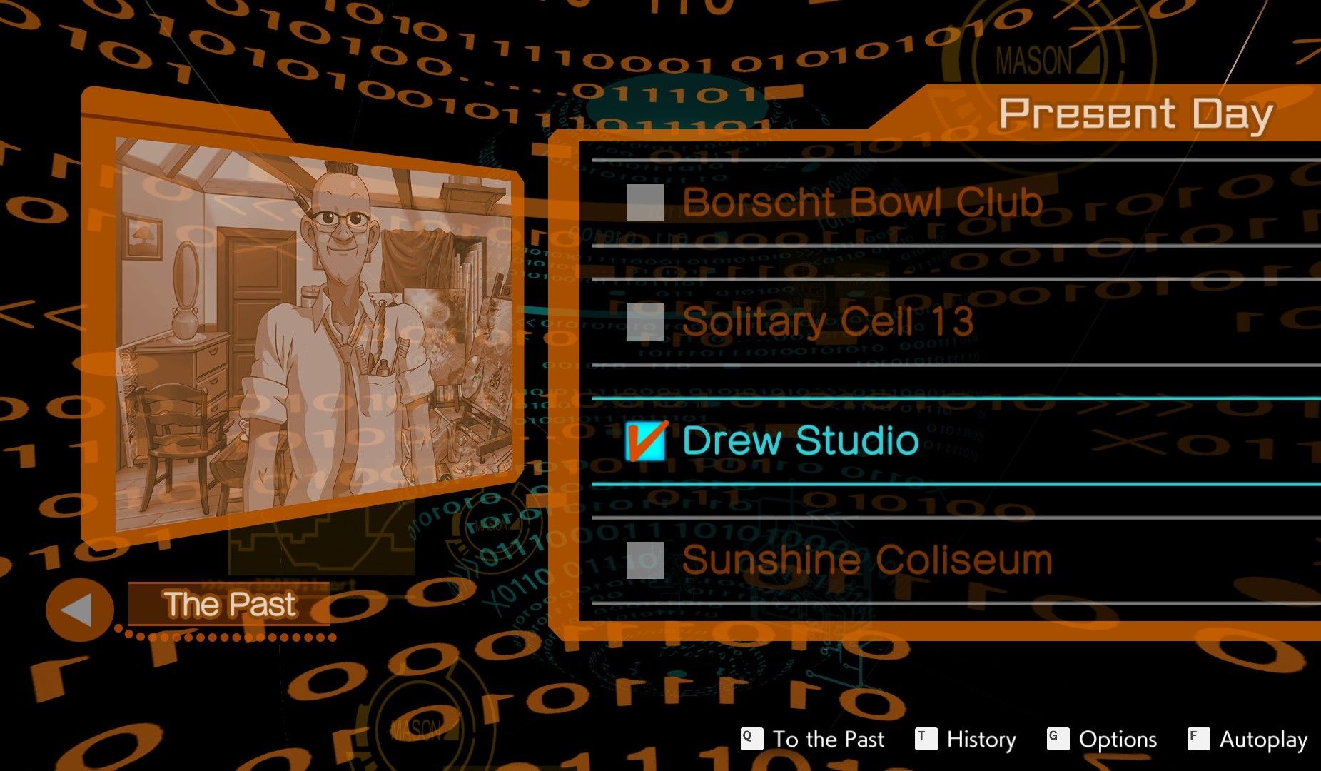 The MASON System interface in Apollo Justice