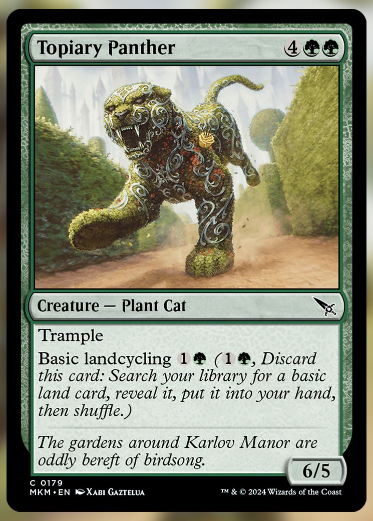 Topiary Panther