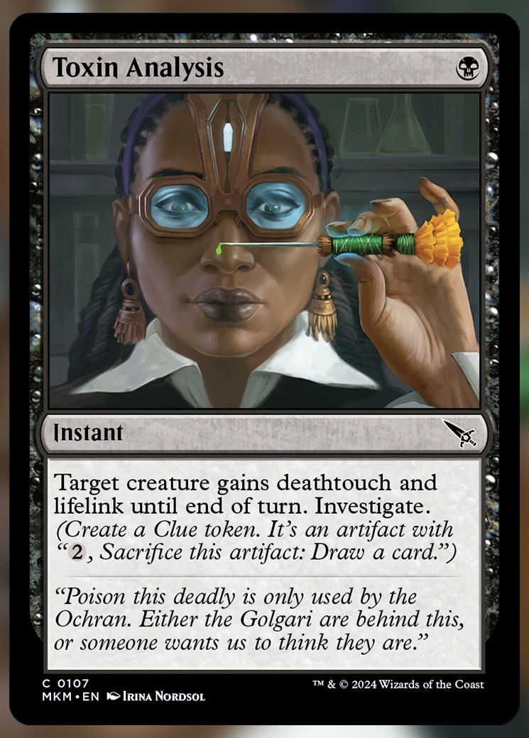 Toxin Analysis