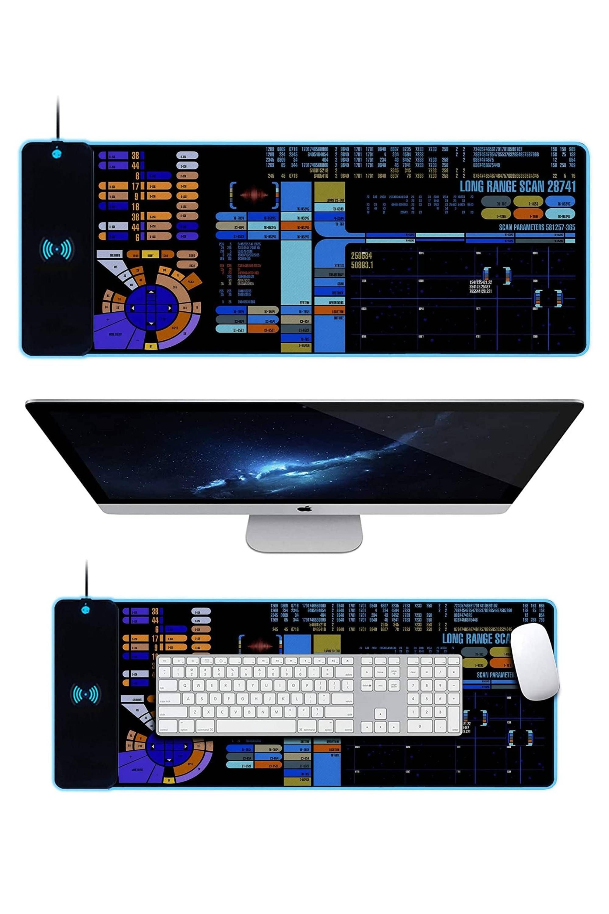 Trekkie Trekker LED Wireless Charging Mouse Pad