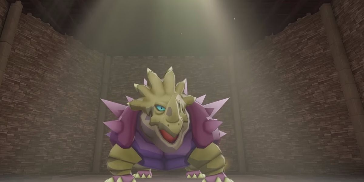 The prehistoric juggernaut tyrannoceratops in Dragon Quest Monsters: The Dark Prince