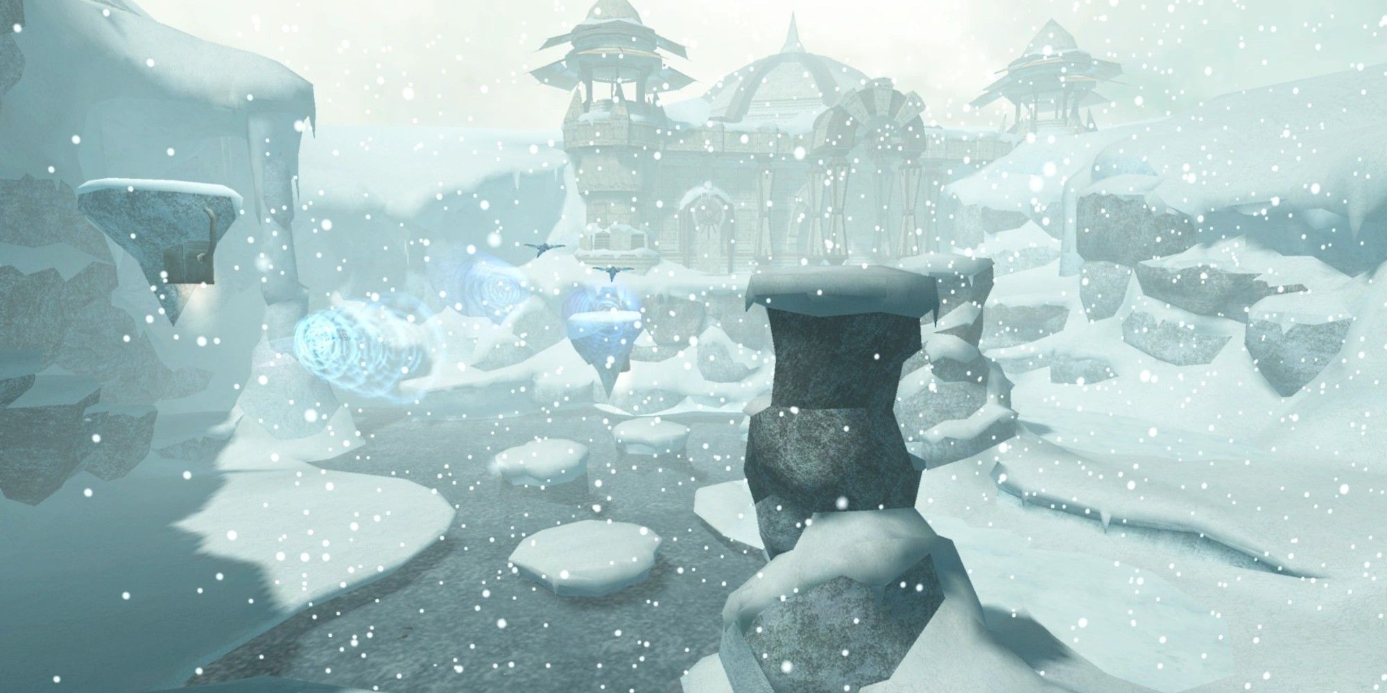 Phendrana Drifts shores in Metroid Prime. 