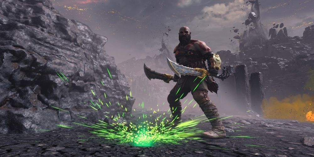 A visual representation of the vitality stat in God of War Ragnarok