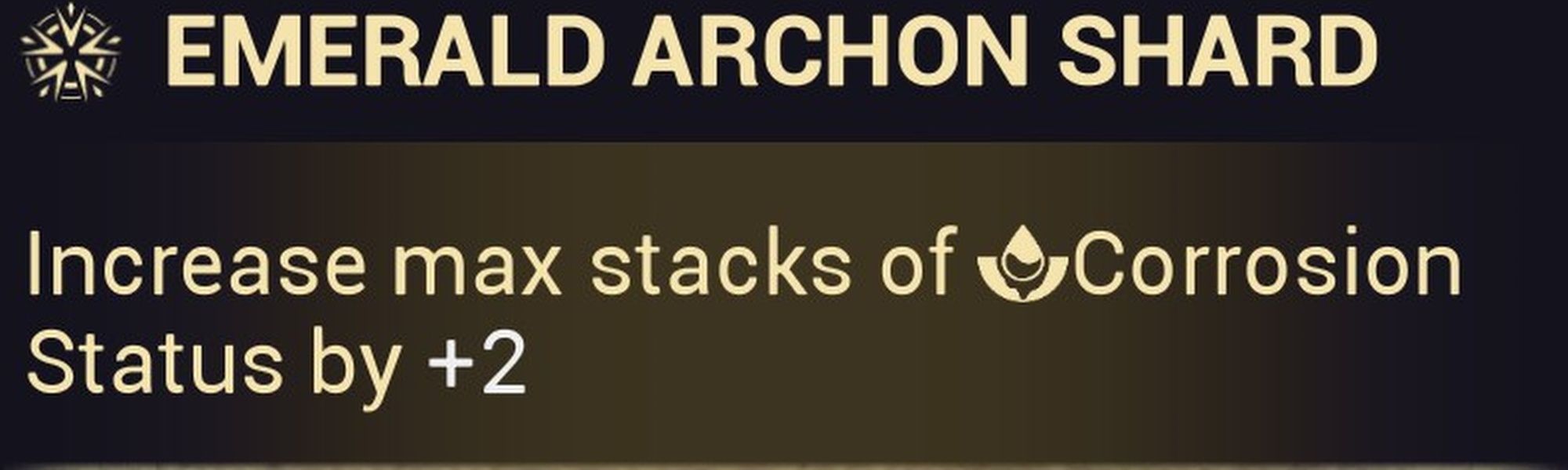Warframe Emerald Archon Shard Header