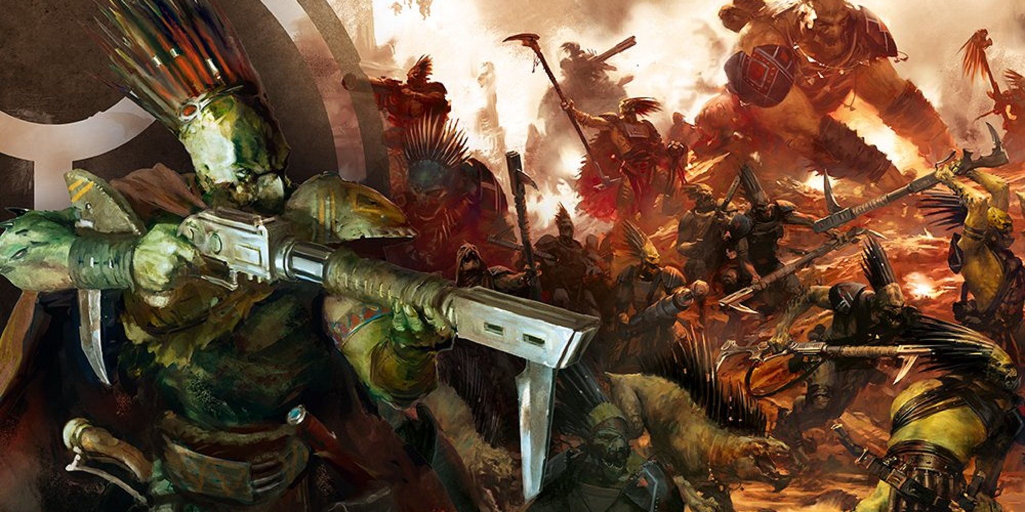 warhammer 40000 kroot new models artwork