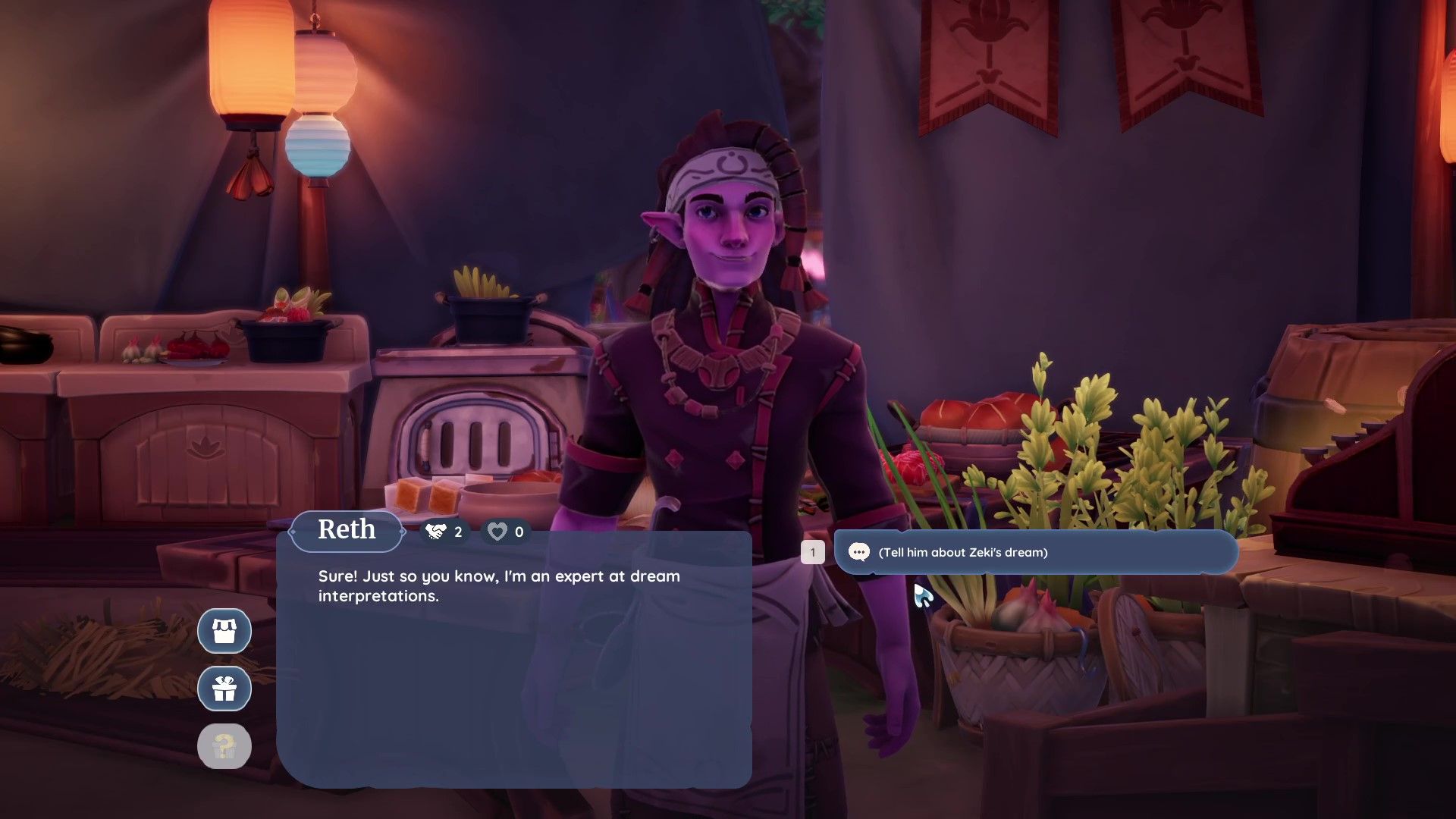 Reth talks to you about what Zeki's dream might mean.