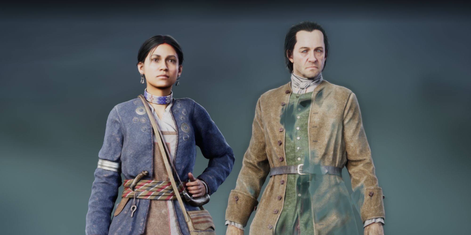 A picture of Jane and Squire - Banishers Ghosts of New Eden