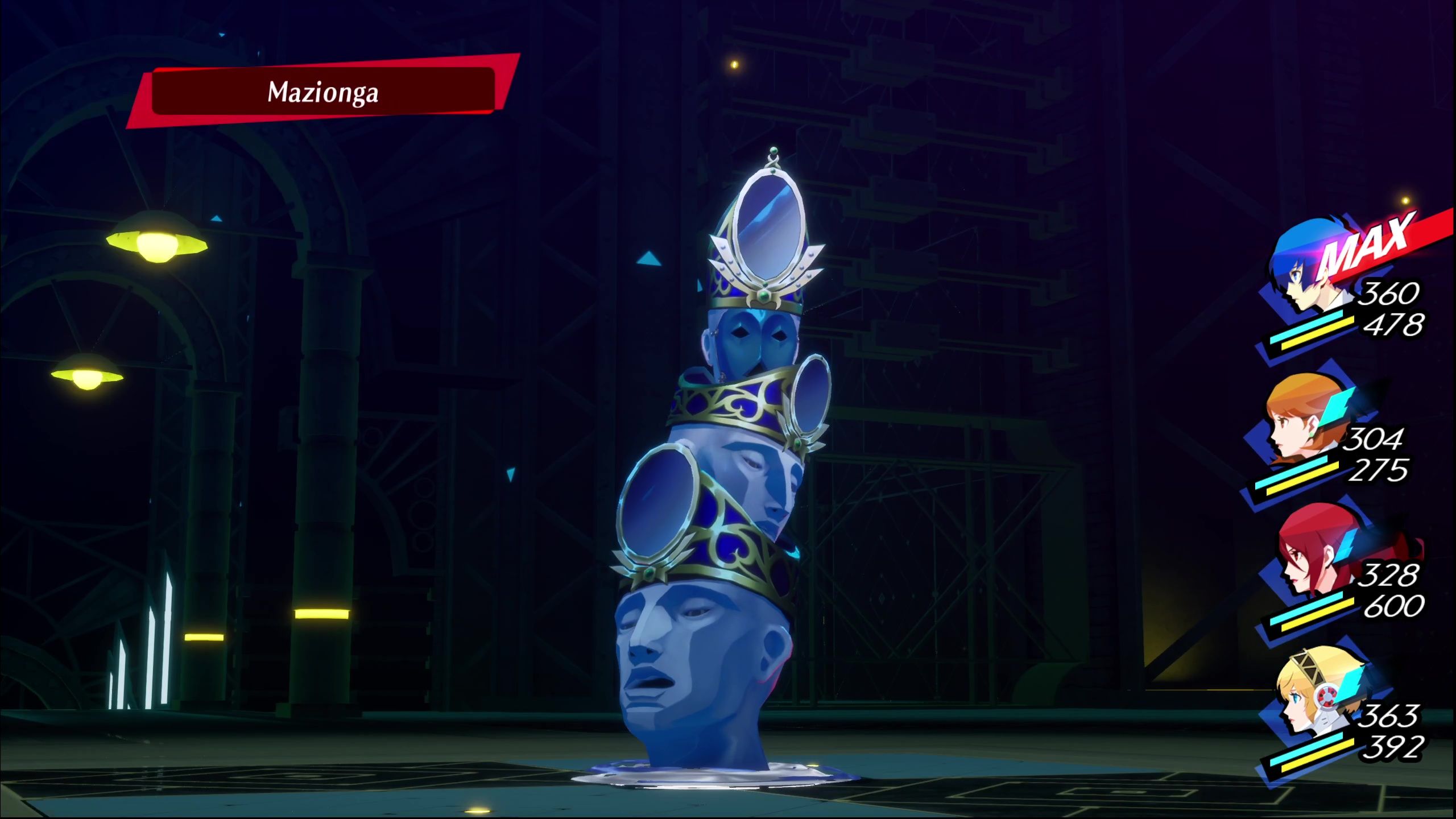 A picture of Persona 3 Reload showing Imposing Skyscraper using Mazionga.
