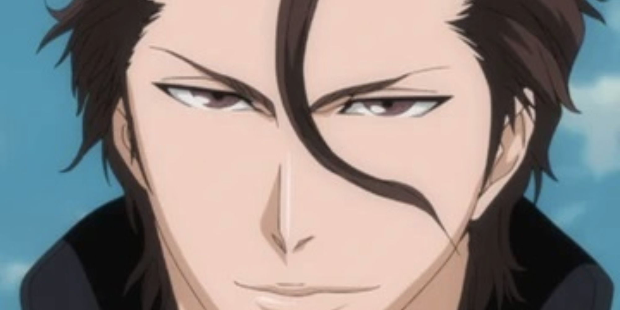 bleach sosuke aizen looking devious