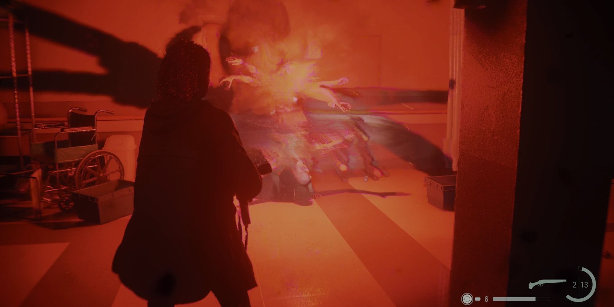 Saga fighting a taken 