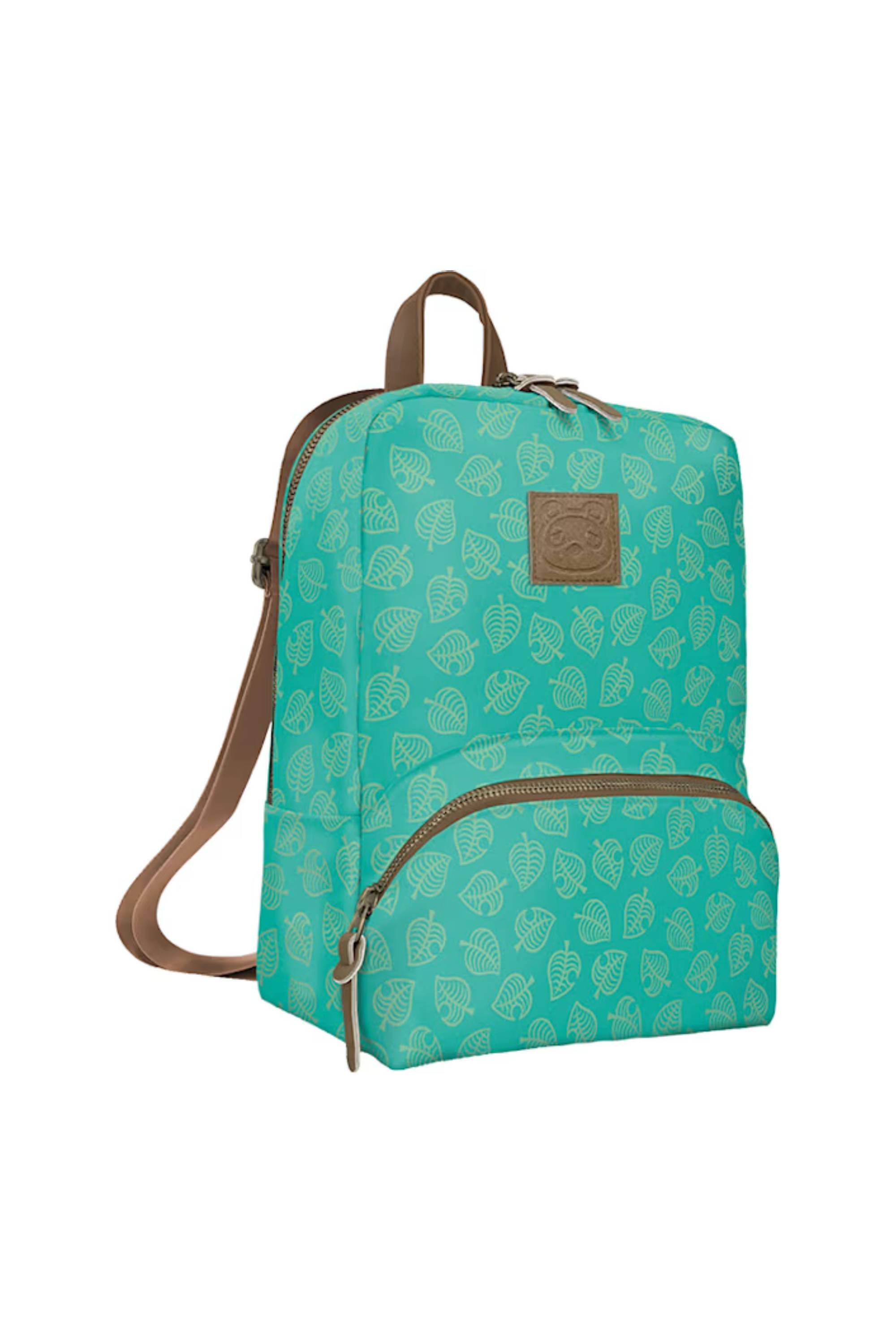 Animal Crossing - Nintendo Switch Mini Backpack - Teal Leaves