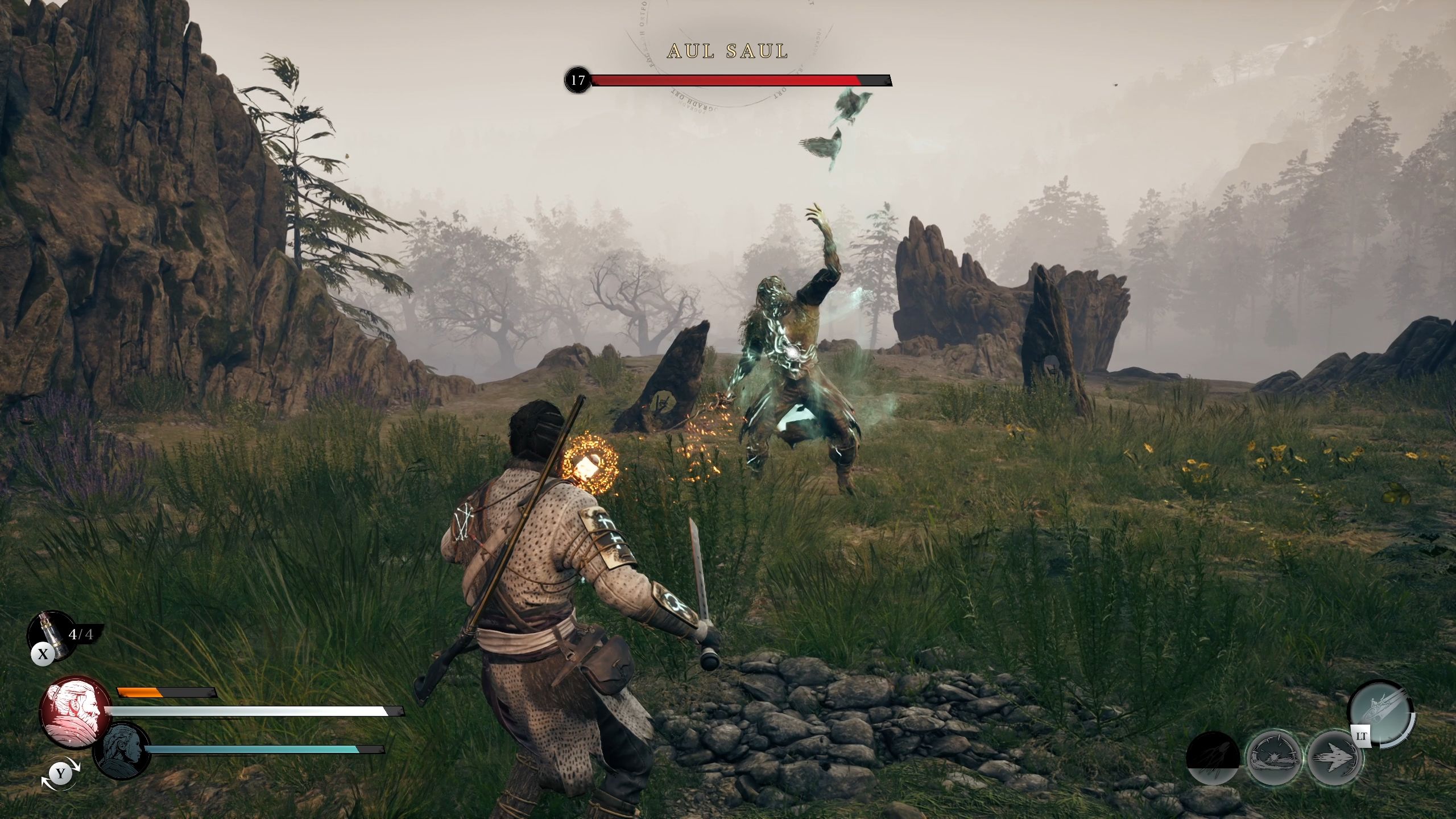 Aul Saul is summoning a flock of ravens near Red - Banishers Ghosts of New Eden